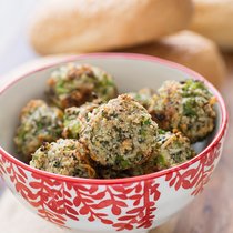 Vegetarian proteins - Broccoli Parmesan Meatballs